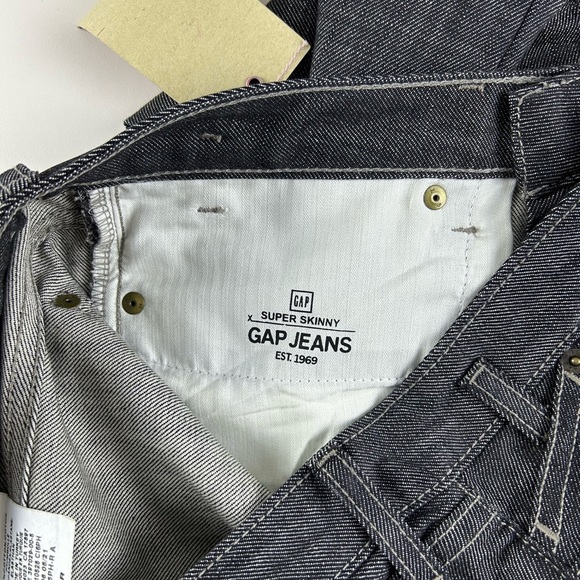 GAP Women’s Super Skinny Jeans Size 8R Color Black‎ - Picture 8 of 16